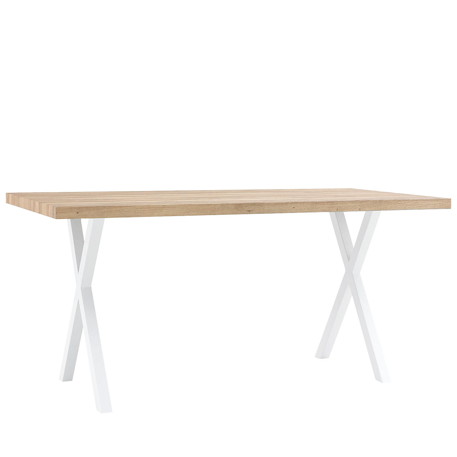ESSTISCH Parks Weiß 180 cm x 75 cm - Weiß, Holzwerkstoff (90/180/75cm) - Klast Home