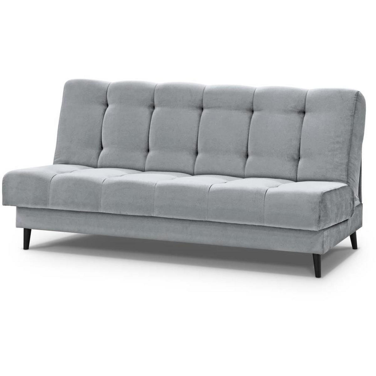 3-SITZER Schlafsofa Nancy hellgrau - Hellgrau, Holz/Textil (220/89/93cm) - Beautysofa