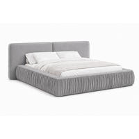 POLSTERBETT 08 140 x 200 cm – Riviera – Bett mit Gasdruckfedern und Stauraum - Hellgrau, Holz (140/200cm) - ROYAL24_MARKT