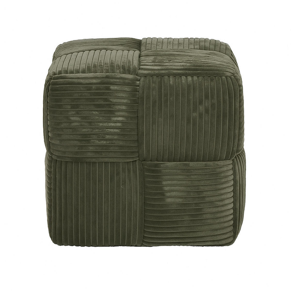 POUF Wiki dunkelgrau 43/43/43 cm Textil - Dunkelgrau, Textil (43/43/43cm) - Mondex