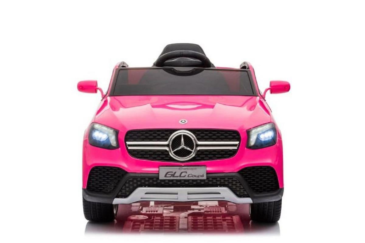 KINDER ELEKTROAUTO Mercedes GLC Pink, EVA-Reifen, Kunstledersitz, Stoßdämpfer, Fernbedienung - Rosa, Kunststoff (105/68/50cm) - Es-Toys