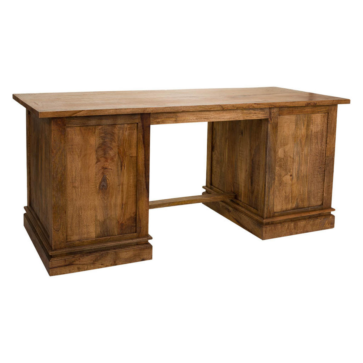 SCHREIBTISCH aus Holz 180x75x80 cm - Braun, Holz (75/180/80cm) - Wanderlust