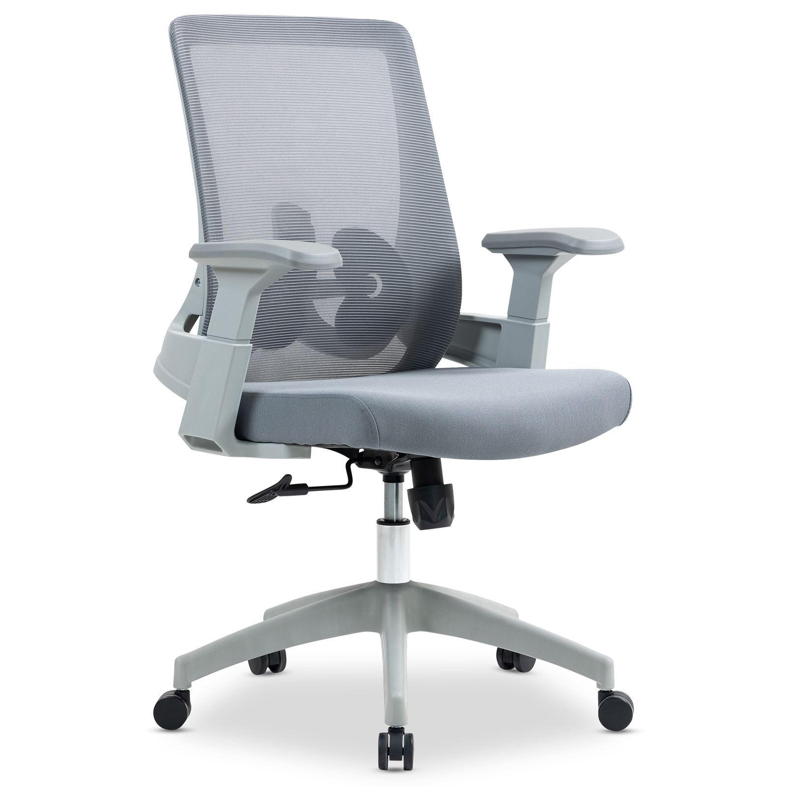 Idimex Bürodrehstuhl Grau 63x108x61 cm