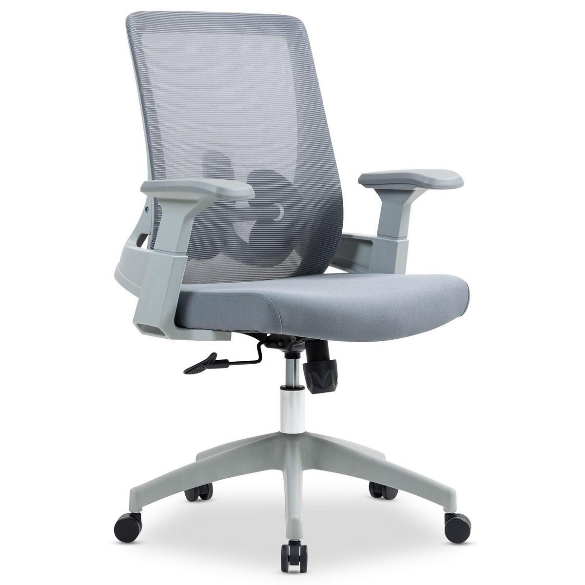 BÜRODREHSTUHL CAPVAL - Grau, Kunststoff/Textil (63/108/61cm) - IDIMEX