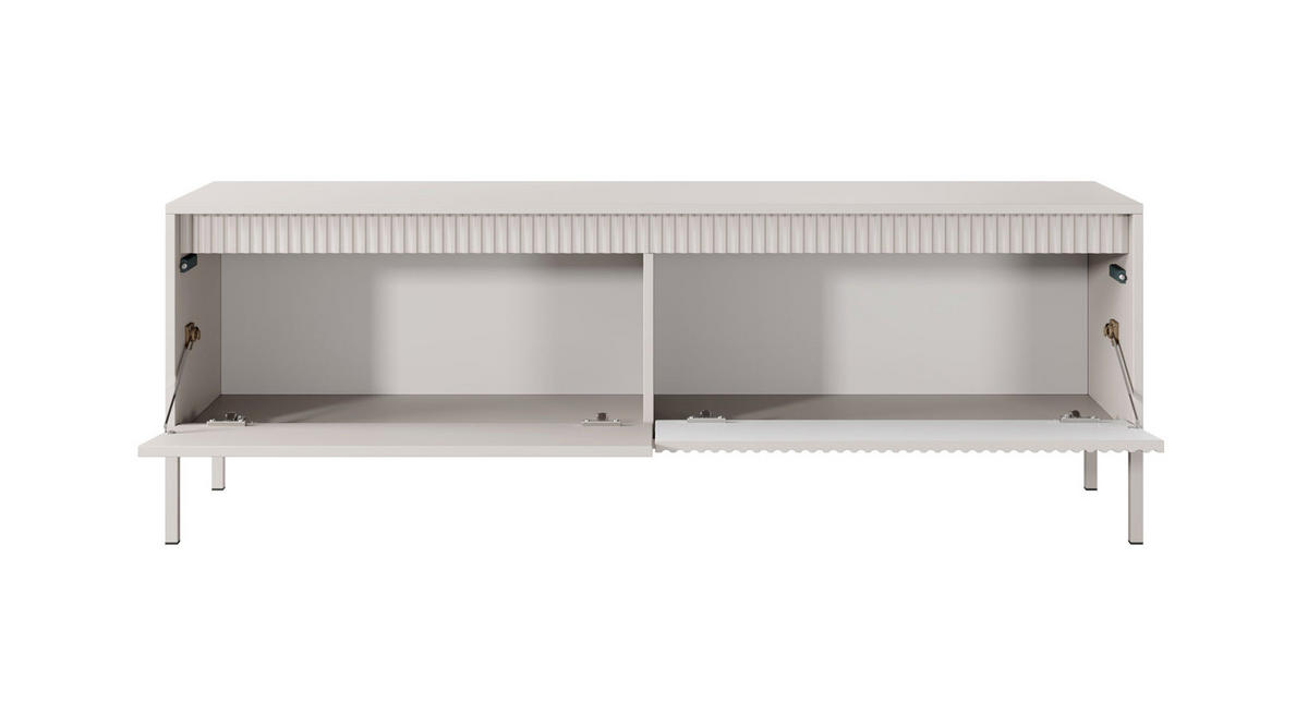 LOWBOARD Senso beige 154 / 40 / 54cm - Beige, Holz/Holzwerkstoff (154/40/54cm) - Feldmann-Wohnen