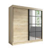 SCHWEBETÜRENSCHRANK 200 CM TAVIRO Farbe: Sonoma - Braun, Holzwerkstoff (200/215/60cm) - A&J MöbelLand
