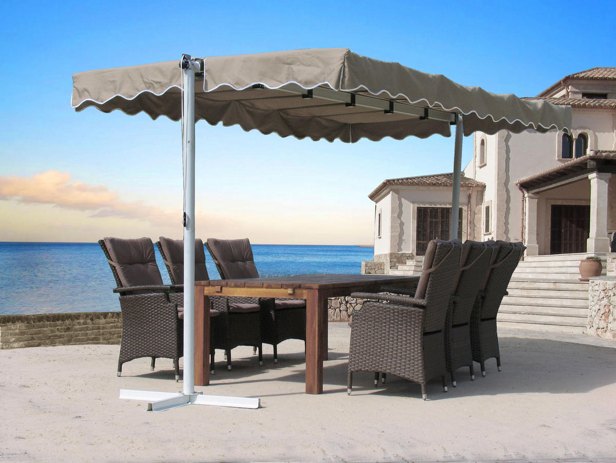 ERSATZDACH Markise Dubai 375x225 cm Beige - Beige, Textil (375/1/225cm) - QUICK STAR