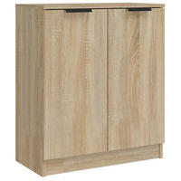 SIDEBOARD mit 2 Türen 60/30/70 cm aus Holzwerkstoff Sonoma-Eiche Dekor - Sonoma Eiche, Holz (60/70/30cm) - vidaXL