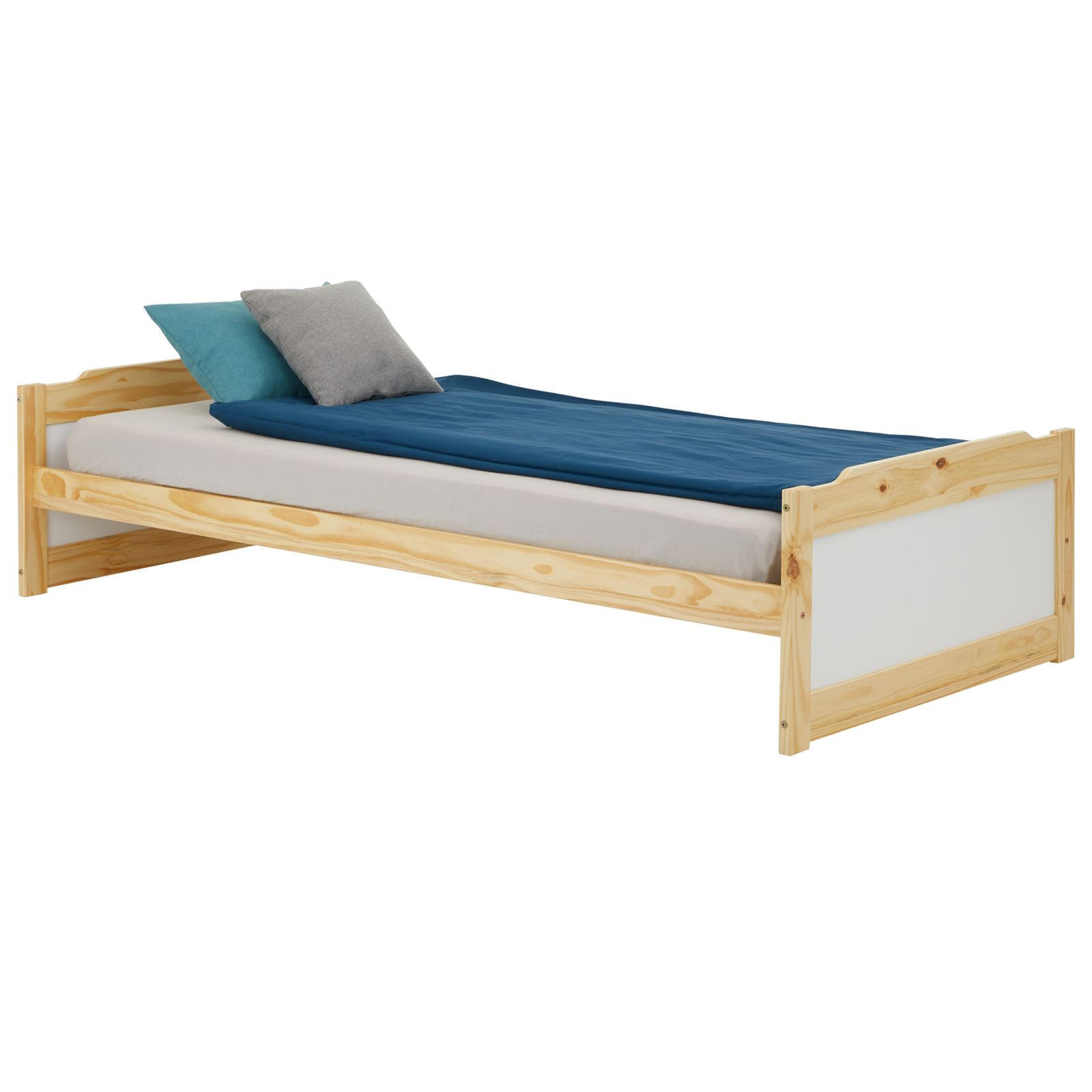 EINZELBETT FRITZ 90X200 CM - Naturfarben, Holz (90/200cm) - IDIMEX
