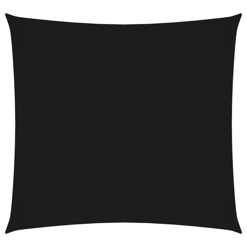 SONNENSEGEL Oxford-Gewebe Quadratisch 4x4 m Schwarz - Schwarz, Textil (400/400cm) - furnicato