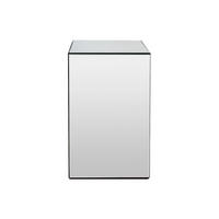 BEISTELLTISCH - 30 x 30 - glas - silberfarben Lazurio - Silberfarben, Glas (30/30/50cm) - Vente-Unique