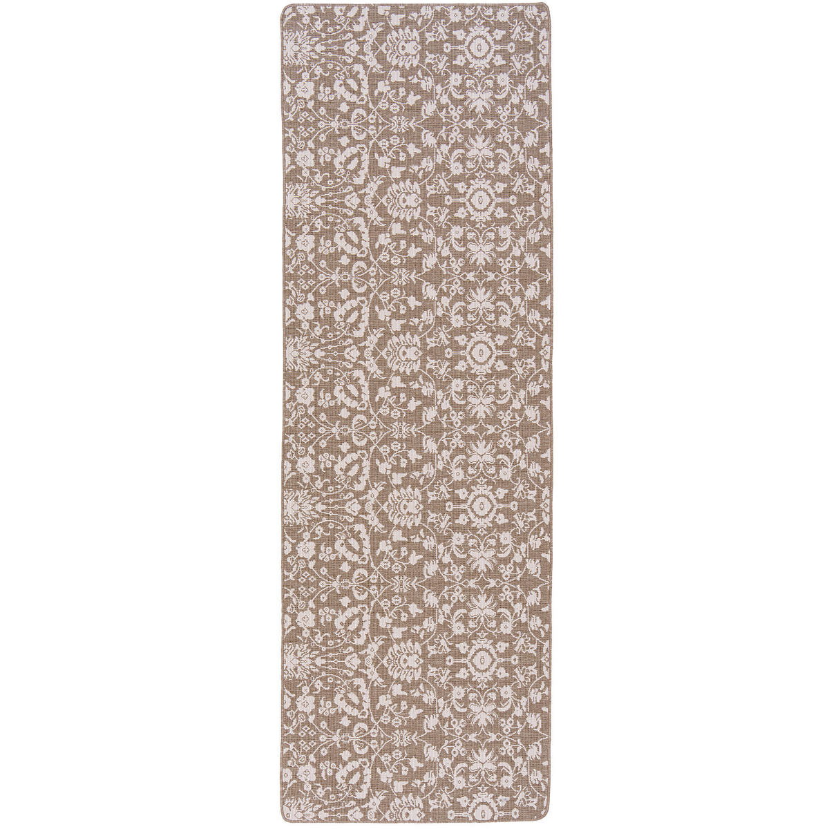 IN- UND OUTDOOR TEPPICH LÄUFER BEIDSEITIG NEWPORT - Beige, Textil (80/240cm) - Snapstyle