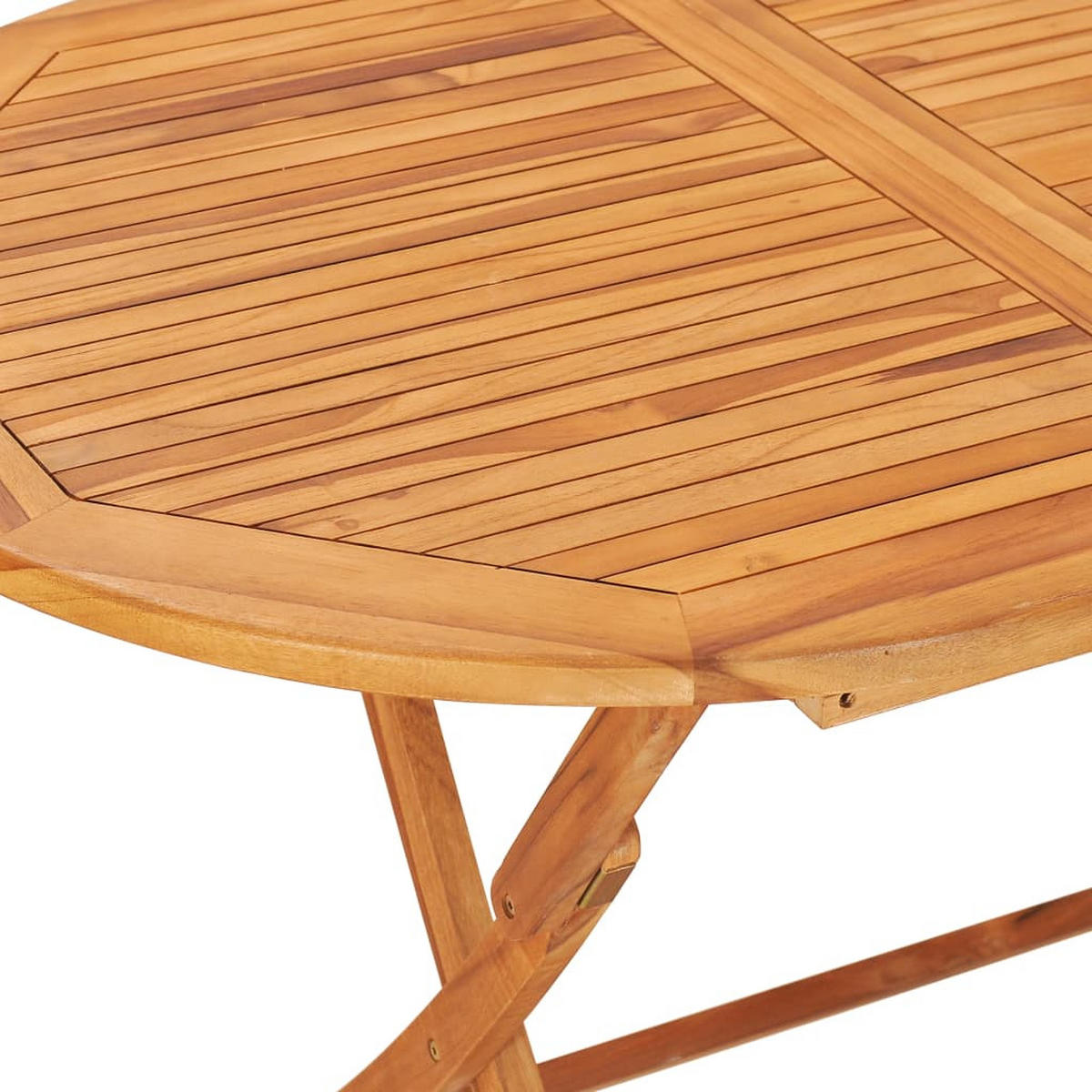 GARTENTISCH Klappbar 160/80/75 Cm Massivholz Teak - Braun, Holz (160/80/75cm) - vidaXL