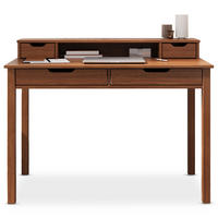 SCHREIBTISCH RAUL - Kastanienfarben, Holz (54/114/87cm) - IDIMEX