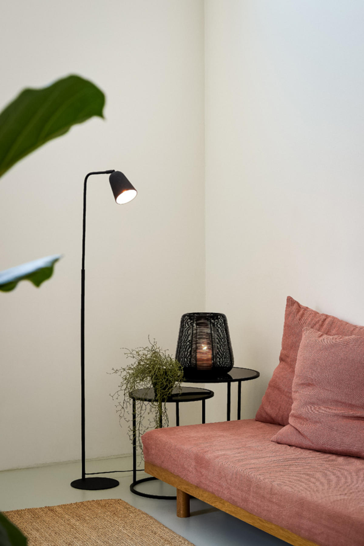 BEISTELLTISCH Duarte Schwarz Ø50/52 cm 2er-Set - Schwarz, Metall (50/50/52cm) - Light & Living