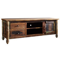 TV-BOARD Altholz 145x50x55 mehrfarbig lackiert FABLE #10 - Multicolor, Holz (145/55/50cm) - Massivmoebel24