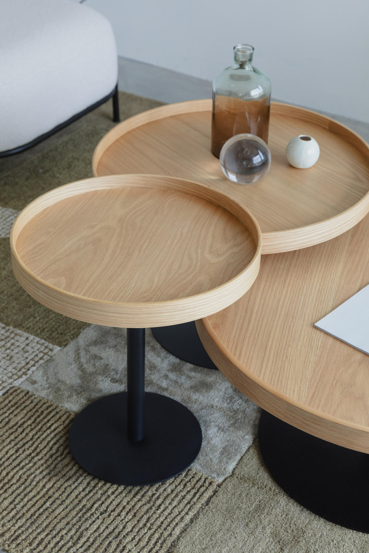 BEISTELLTISCH Yuri - Braun - 40/40/45 cm - Braun, Holz (40/40/45cm)