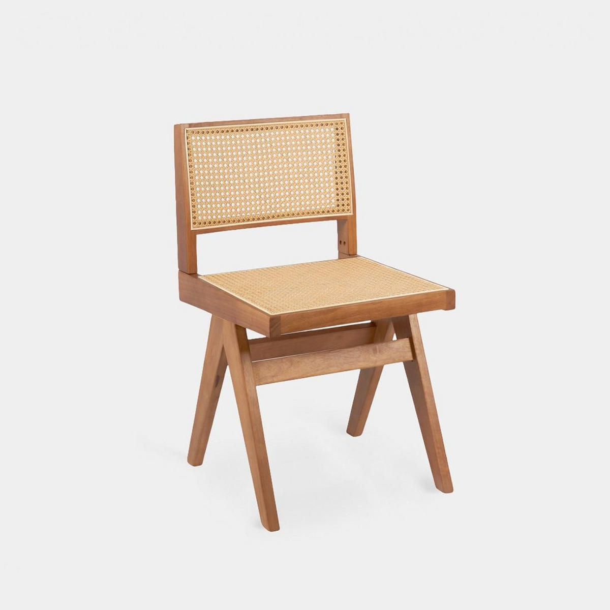 ESSZIMMERSTUHL Nelha Walnuss 44 cm x 80 cm - Walnussfarben, Holz (44/80/50cm)