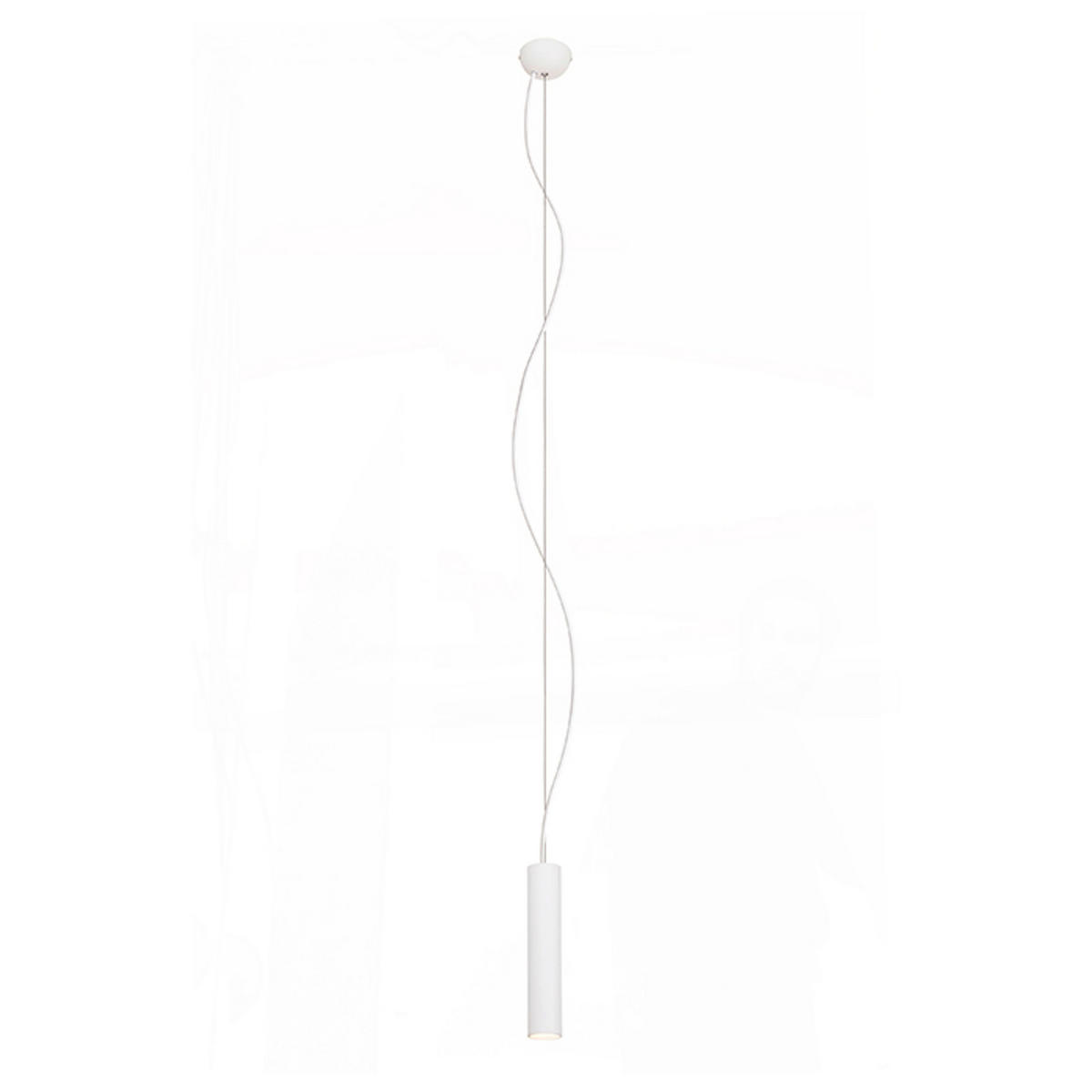 PENDELLEUCHTE RIGA 28 Weiß 6 W - Weiß, Metall (55/55/28cm) - Rendl