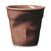 KNICKBECHER Cappuccino 0,18l Terre Brulée - Braun, Keramik (0.18L) - Revol Porcelaine France