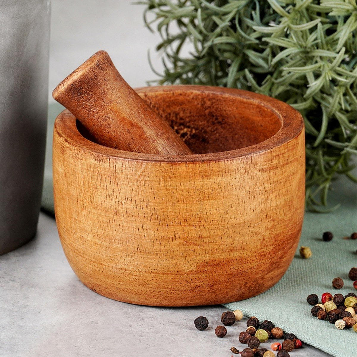 GEWÜRZMÜHLE Schwarz - Schwarz, Holz (6/21.5/6cm) - Excellent Houseware