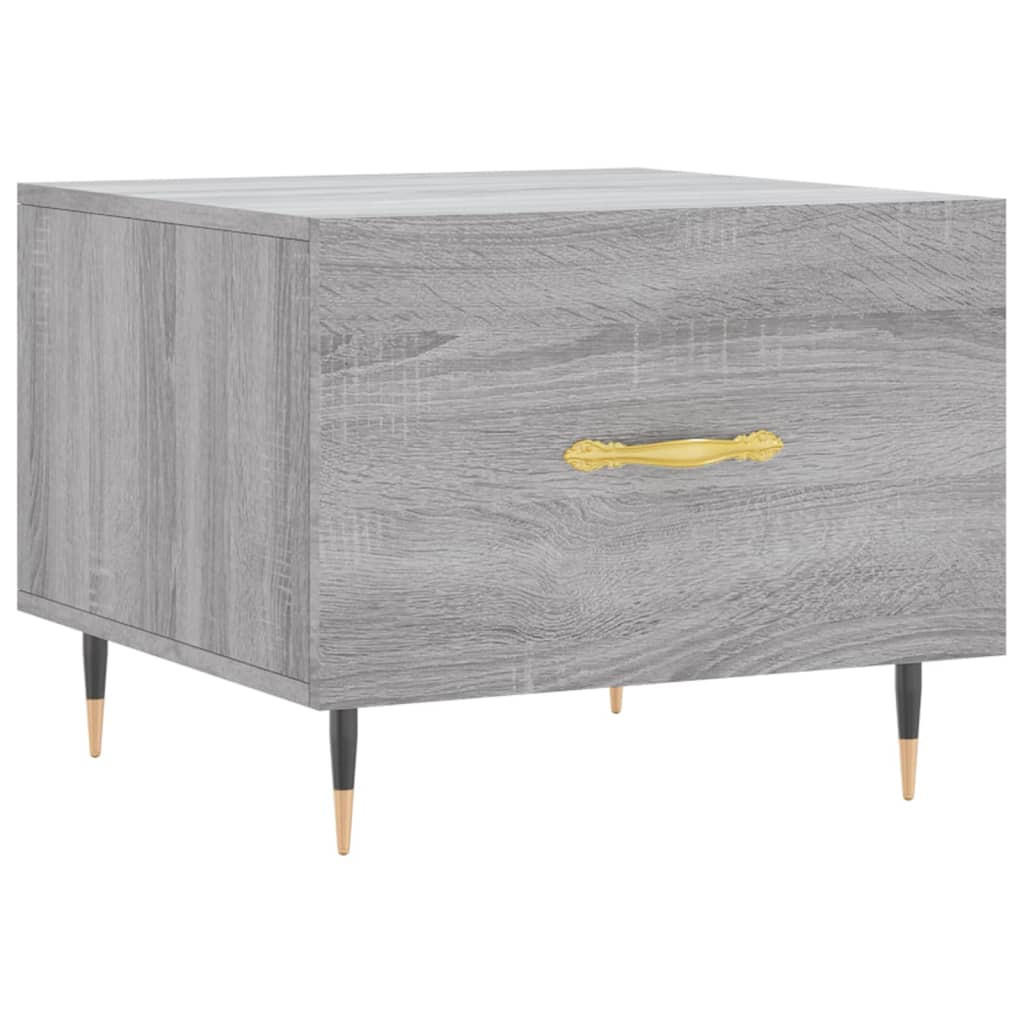 COUCHTISCH Grau Sonoma 50x50x40 cm Holzwerkstoff - Grau, Holzwerkstoff (50/50/40cm) - furnicato