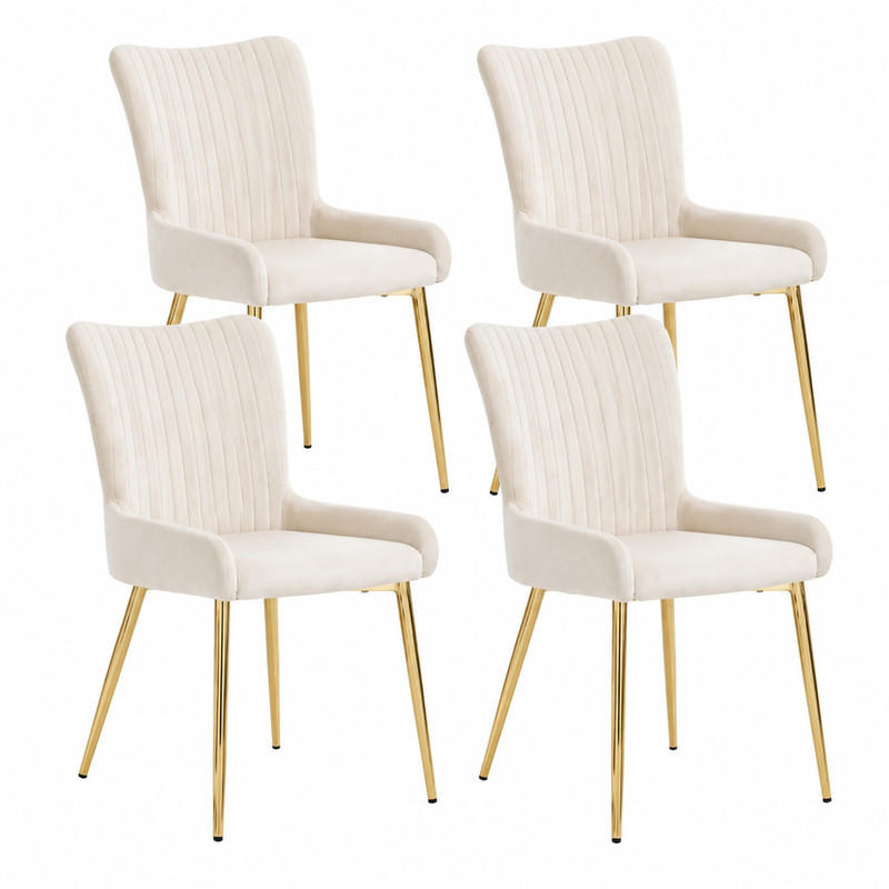 Meubliv Esszimmerstuhl Beige 47x85x58.1 cm