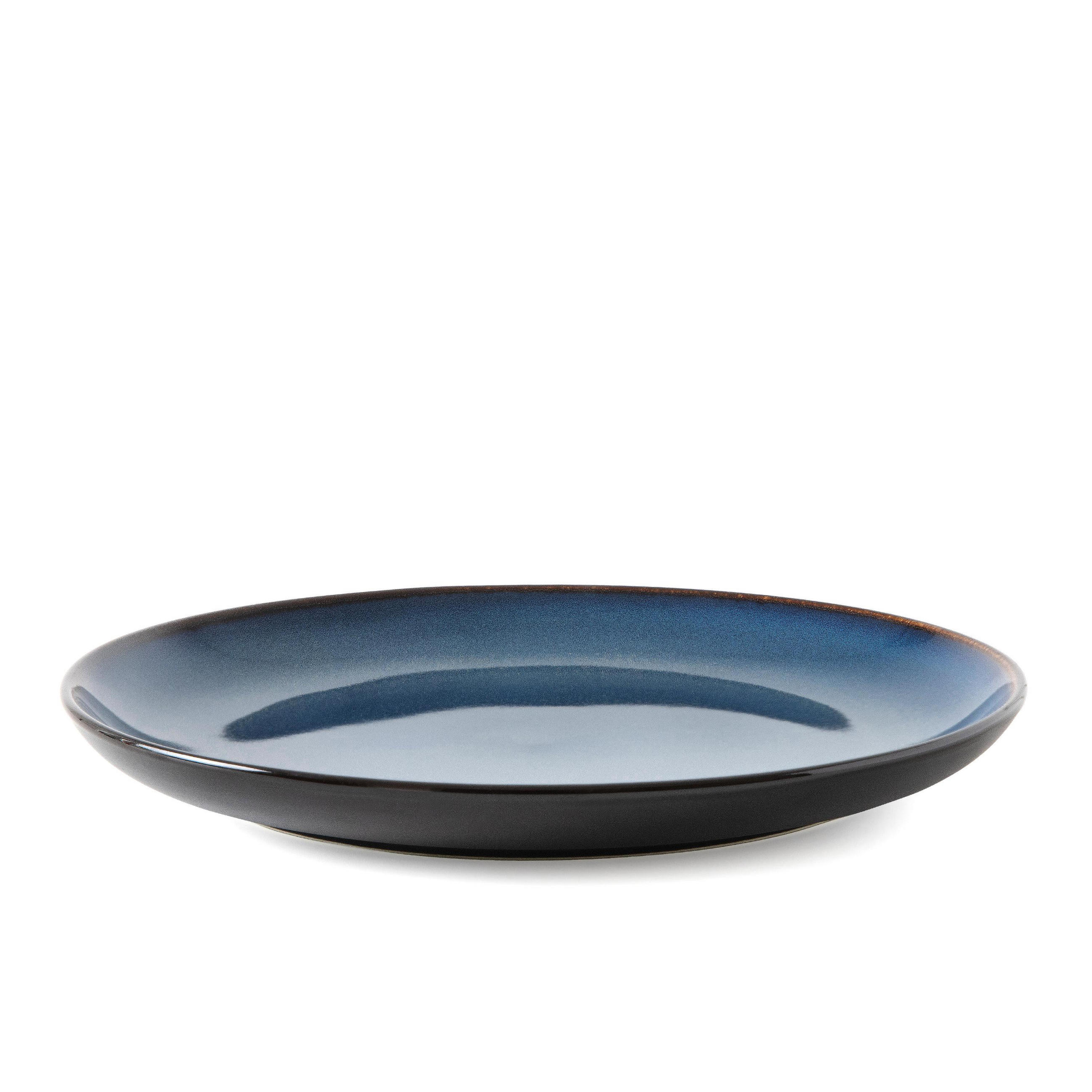 TELLER-SET SPEISETELLERSET BALI 6-tlg - Blau, Keramik (27cm) - Ritzenhoff Breker