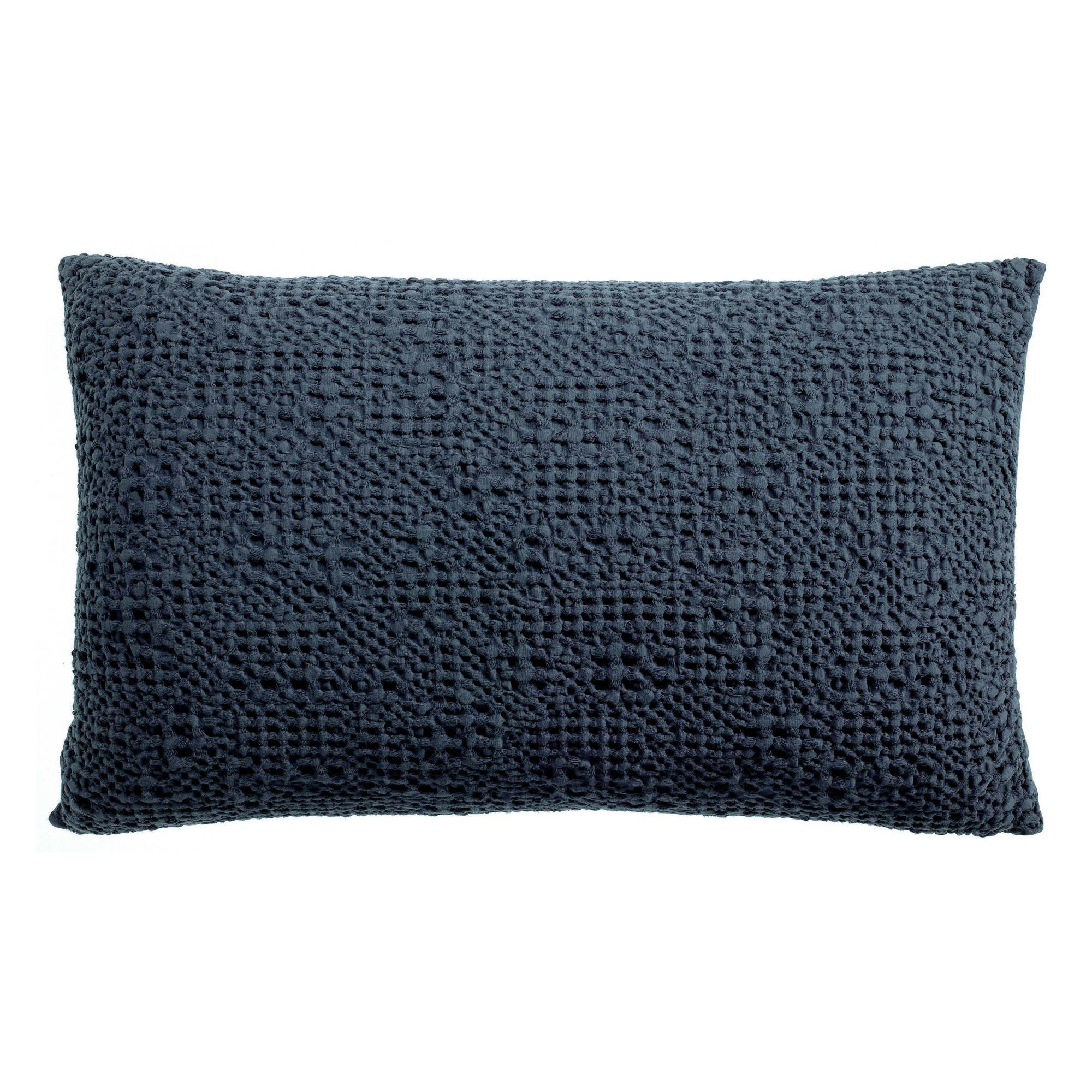 KISSEN Tana kobalt 40 x 65 cm - Dunkelblau, Textil (40/65cm) - Vivaraise