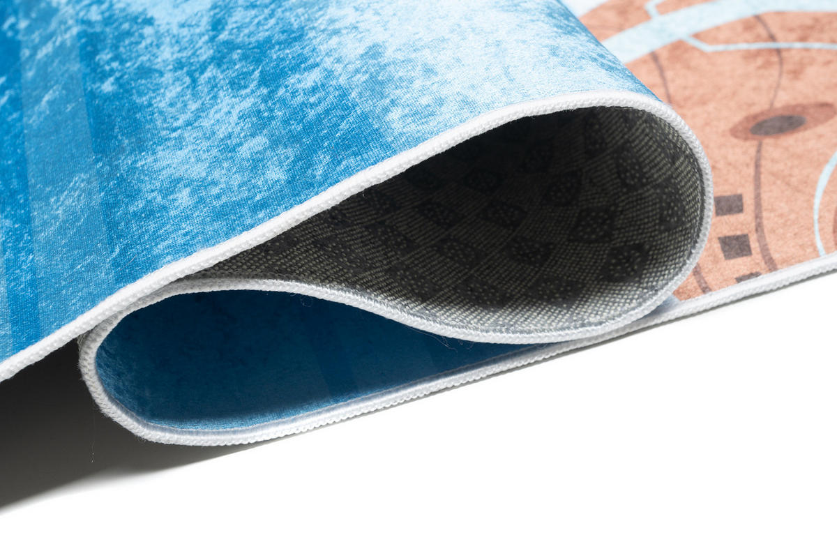 TEPPICH EMMA Blau 80/150 cm - Blau, Kunststoff (80/150cm) - Tapiso