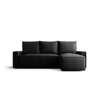 ECKSOFA mit Schlaffunktion SAVIO Curio 99 Rechts - Schwarz, Textil (232/140cm) - Bedante