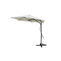 SONNENSCHIRM alcudia ecru rund 2 94 x 2 94 cm - Beige, Metall (294/294cm) - Concept Usine