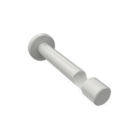 TRÄGER FÜR GARDINENSTANGEN 20 mm Ø, Prestige 1-läufig, Weiß - Weiß, Metall (13.7/4/4cm) - INTERDECO