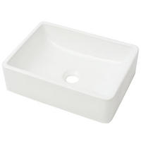 WASCHBECKEN Kunz 41/30/12 cm - Weiß, Keramik (41/12/30cm) - Nettlife