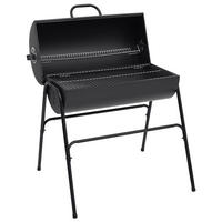 GRILL Mit 2 Grillrosten Schwarz 80/95/90 Cm Stahl - Schwarz, Metall (13/90/68cm) - vidaXL