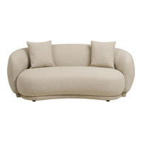SOFFA Ella 190 x 96 x 74 cm – sandfärg - Sandfärg, Textil (190/74/96cm) - ebuy24