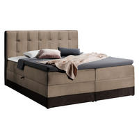 BOXBETT Royal - Hellbraun/Braun, Holz (180/200cm) - MIRJAN24