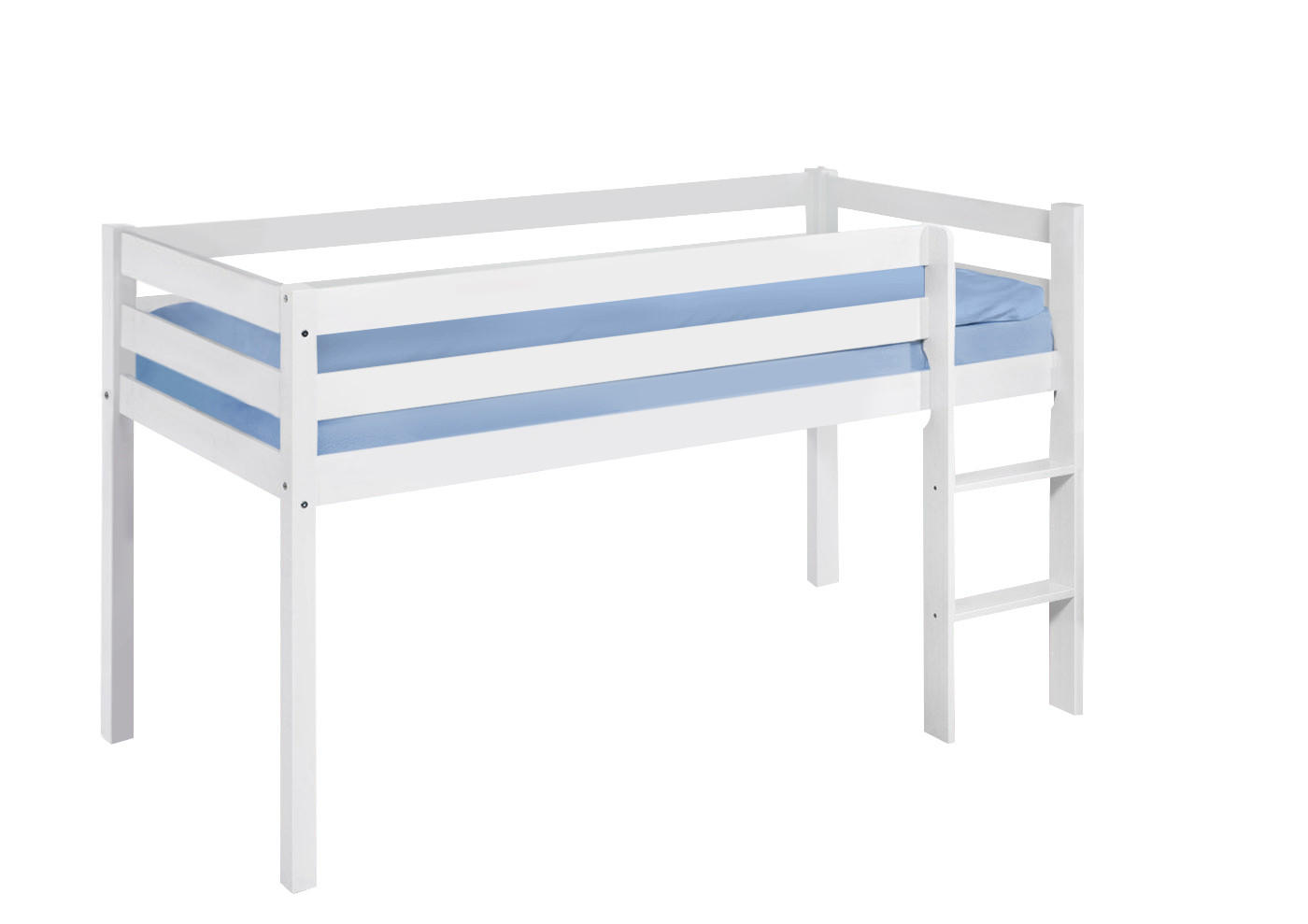 Thumbnail - Lilokids Hochbett, Weiß, Holz, Kinder- & Jugendzimmer, Kindermöbel, Kinderbetten, Hochbetten
