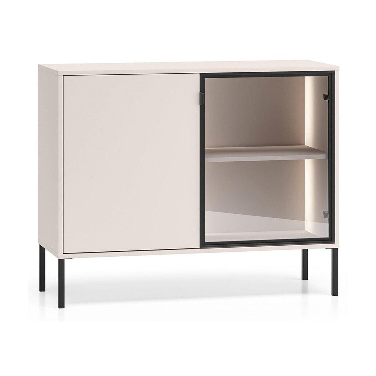 KOMMODE – 107 cm – Barnee – Kaschmir - Kaschmir, Holzwerkstoff (107/86/40cm) - hi-markt