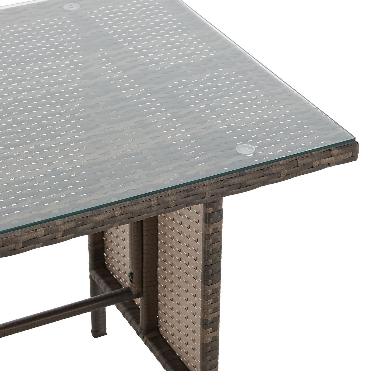 SITZGRUPPE Monroe Braun - Braun/Grau, Kunststoff - SVITA