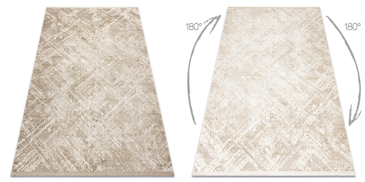 TEPPICH Duke 140/190 cm - Beige, Textil (140/190cm) - rugsX