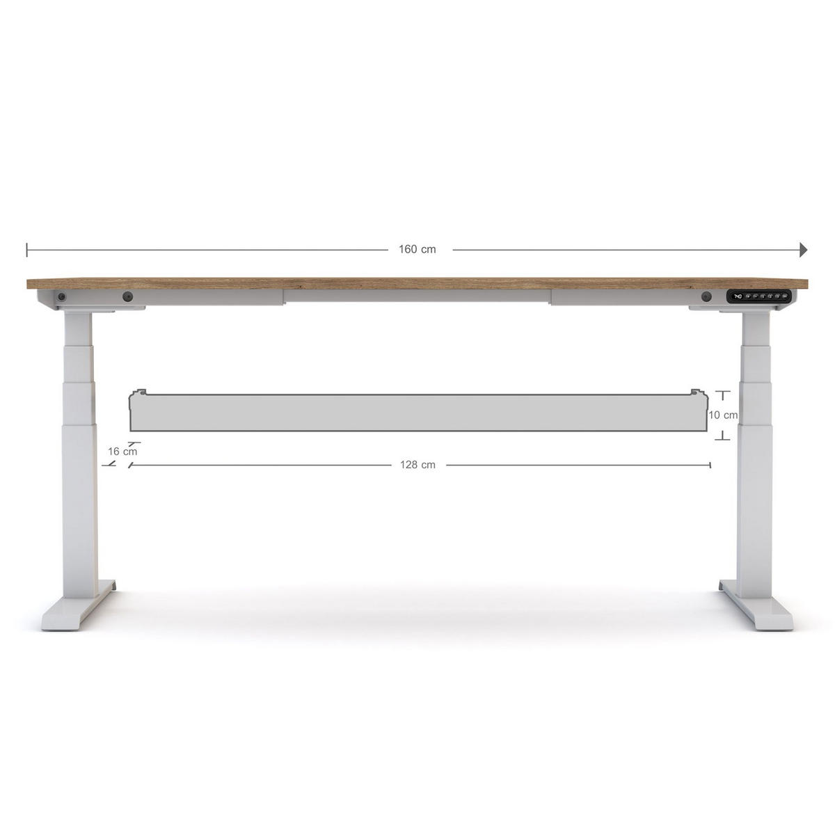 KABELMANAGEMENT-SET Horizontaler Kabelkanal Flex-big + Vertikale Kabelführung / Plus Vertikale Kabelführung Weiß 1280mm - Weiß, Metall (16/128/10cm) - ASSMANN