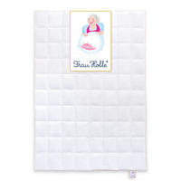 SOMMERBETTDECKE KLASSIK Entendaunen leicht - Weiß, Naturmaterialien/Textil (155/220cm) - Frau Holle