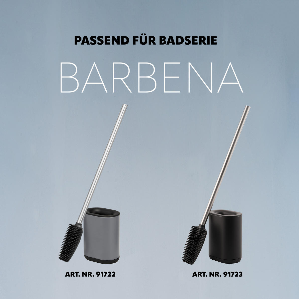 BÜRSTENGRIFF BARBENA, Edelstahl 2 Stück - Edelstahlfarben, Metall (1.5/1.5cm) - bremermann
