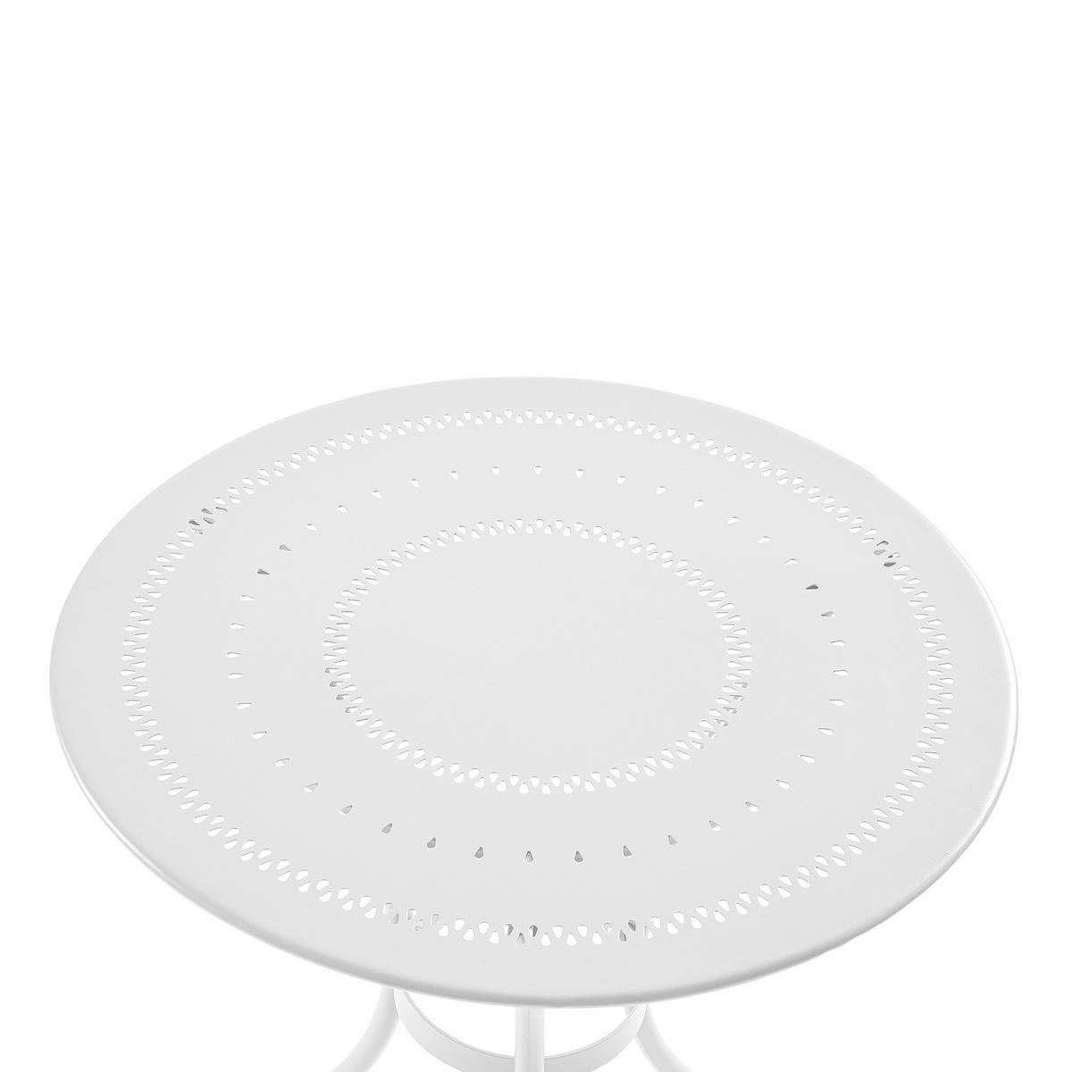 GARTENMÖBEL-SET (3-teilig) Century - Weiß, Metall - BUTLERS