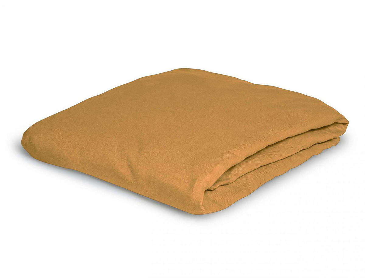 SPANNBETTTUCH VESUV 0012 - Gelb, Textil (190/200cm) - Irisette