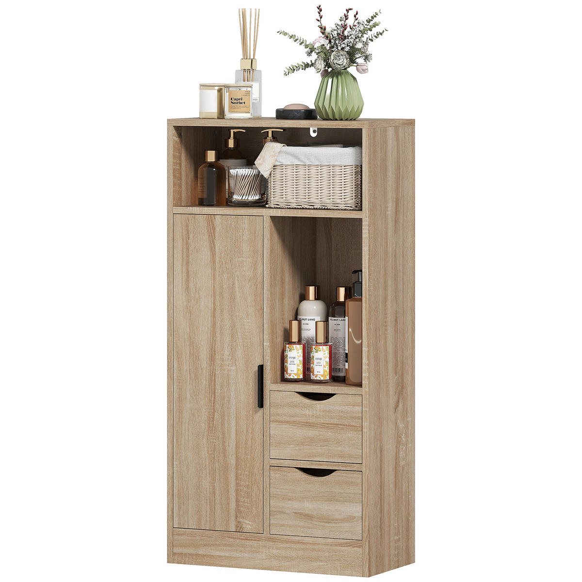 MIDISCHRANK DE-17351 Naturholz - Naturfarben, Holzwerkstoff (25/100/50cm) - ComfortXL