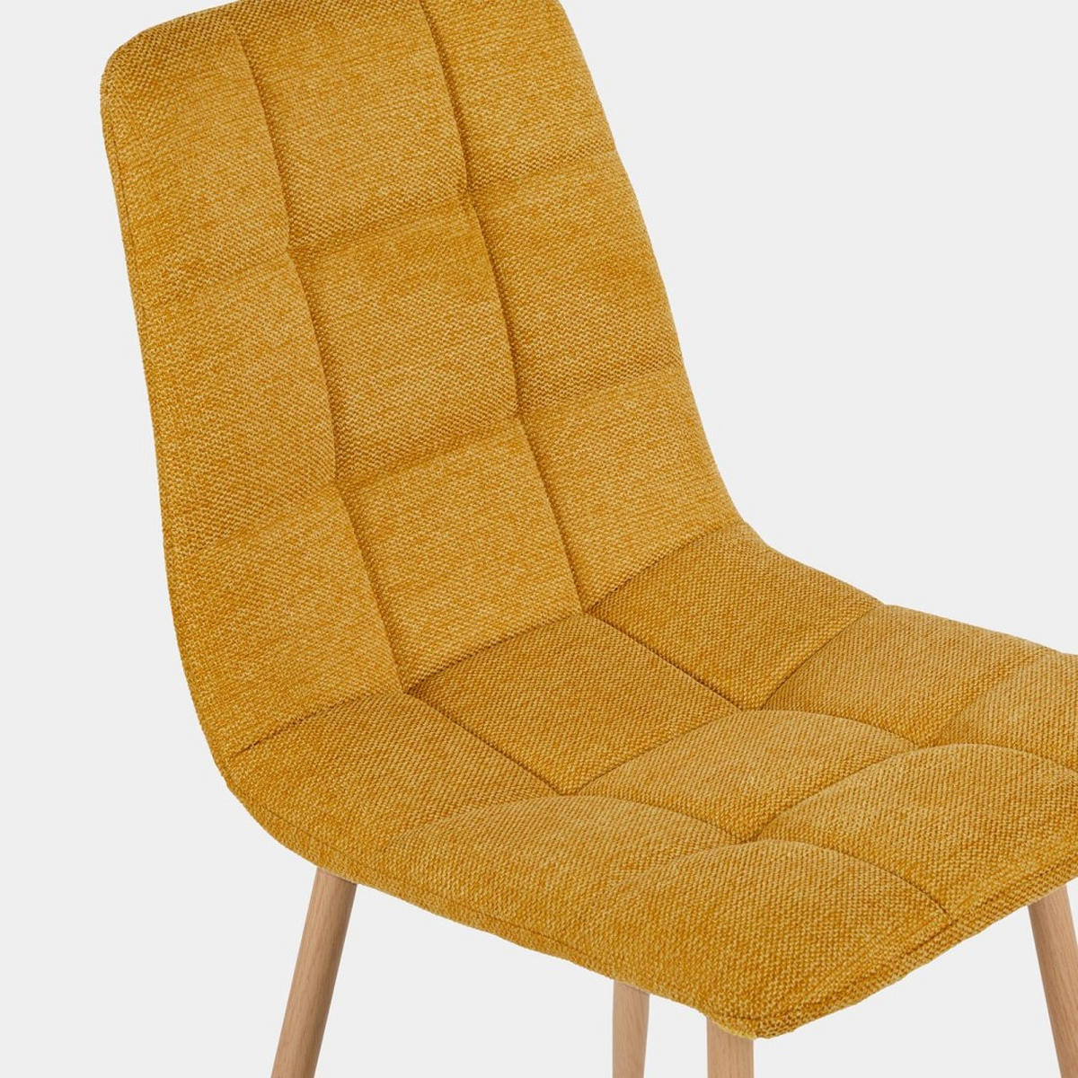 ESSZIMMERSTUHL Ailan Senf / Gelb 43 cm x 88 cm - Dunkelgelb, Textil (43/88/56cm) - Klast Home