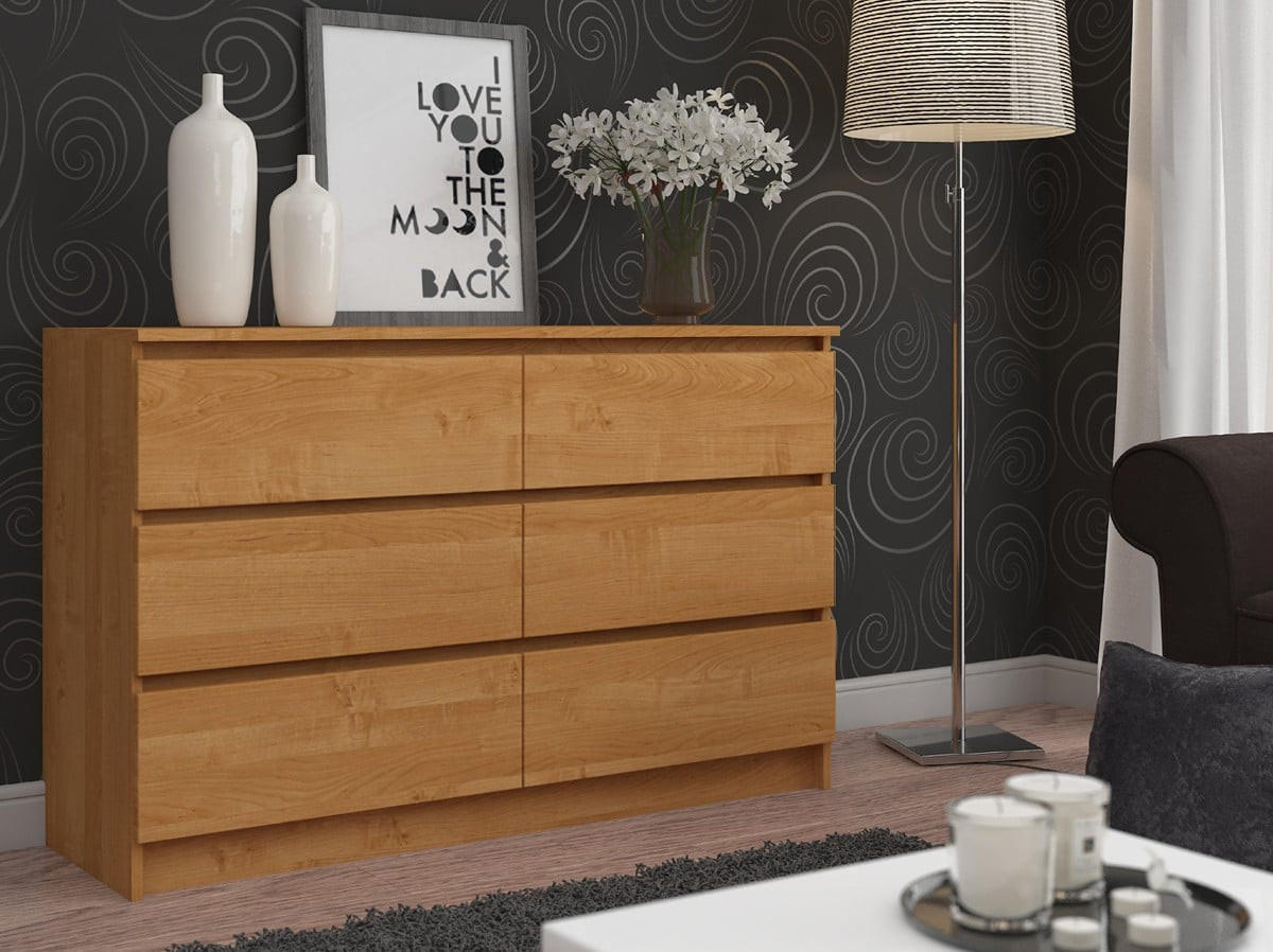 KOMMODE Erlefarben 77/120/40 - Erlefarben, Holzwerkstoff (120/77/40cm) - RAUMHIRSCH FURNITURE