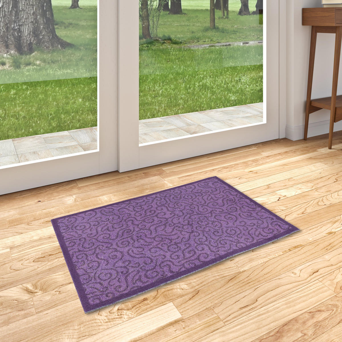FUSSMATTE SAUBERLAUF SUPERCLEAN - Brombeere, Textil (40/60cm) - Pergamon